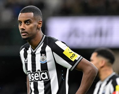 Newcastle United 'dan Alexander Isak, 16 Mart 202 tarihinde Birleşik Krallık Etihad Stadyumu' nda Manchester City ile Newcastle United arasındaki son karşılaşma sırasında