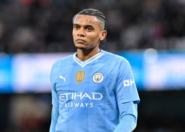 Manchester City 'den Manuel Akanji, 16 Mart 202 tarihinde Birleşik Krallık Etihad Stadyumu' nda Manchester City ile Newcastle United arasında oynanan son karşılaşma sırasında