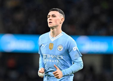 Manchester City 'den Phil Foden, 16 Mart 202 tarihinde Birleşik Krallık Etihad Stadyumu' nda Manchester City 'nin Newcastle United' a karşı oynadığı FA Cup Quarter- final maçında