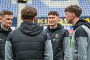 Blackpool 'dan Matty Virtue, Wigan Athletic' in Blackpool 'a karşı oynadığı 16 Mart 202' deki Sky Bet Lig 1 karşılaşması öncesinde geldi.