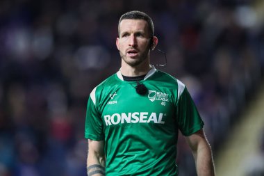 Betfred Süper Lig 5. Raundu 'nda hakem Jack Smith Headingley Stadyumu, Leeds, İngiltere' de Leeds-St Helens maçında 15 Mart 202