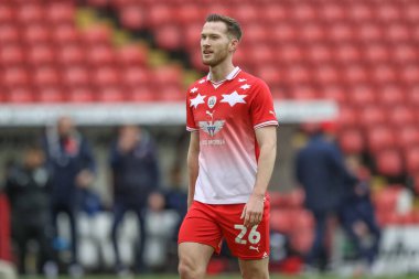 Barnsley 'den Jamie McCart Sky Bet Ligi 1 maçı sırasında Barnsley ile Cheltenham Town arasında Oakwell, Barnsley, İngiltere' de, 16 Mart 202