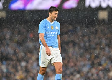 Manchester City 'den Rodri, 16 Mart 202 tarihinde Birleşik Krallık Etihad Stadyumu' nda Manchester City ile Newcastle United arasında oynanan FA Cup çeyrek final maçında...