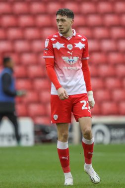 Barnsley takımından Corey O 'Keeffe 16 Mart 202' de Oakwell, Barnsley 'de oynanan 1.