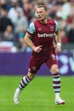 West Ham United Premier Lig karşılaşmasında Bay Coufal, 17 Mart 2024 'te Londra' daki Aston Stadyumu 'nda West Ham United' a karşı.