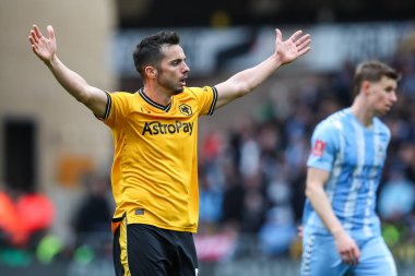 Wolverhampton Wanderers takımından Pablo Sarabia, 16 Mart 202 'de Birleşik Krallık' ın Molineux kentinde oynanan ve Wolverhampton Wanderers 'ın Coventry City' e karşı oynadığı son karşılaşmada tepki gösterdi.