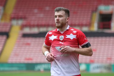 Barnsley 'den Nicky Cadden, Sky Bet Ligi 1 maçında Barnsley ile Cheltenham Town arasında 16 Mart 202' de Oakwell, Barnsley, İngiltere 'de oynandı.