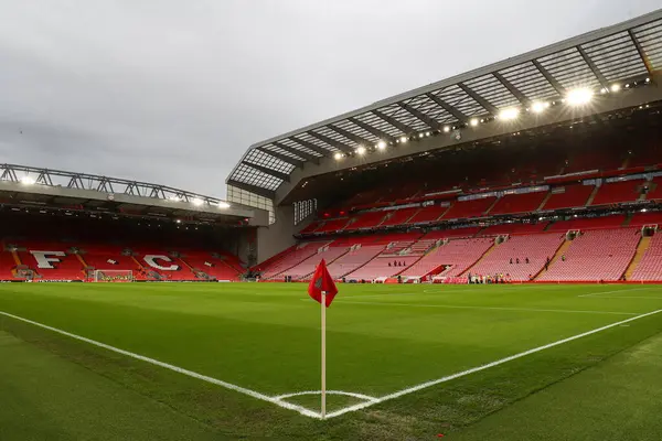 General View Anfield Ahead Match Uefa Europa League Match Liverpool — Stock Photo, Image