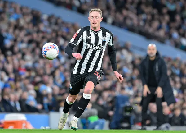 Sean Longstaff Newcastle United Chases Ball Emirates Cup Quarter Final — Stock Photo, Image