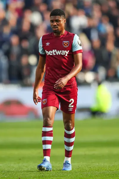 stock image Ben Johnson of West Ham United during the Premier League match West Ham United vs Aston Villa at London Stadium, London, United Kingdom, 17th March 202