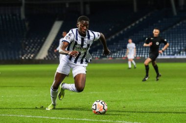 West Bromwich Albion 'dan Eseosa Sule Premier League 2 U23 maçında West Bromwich Albion Manchester United' a karşı The Hawthorns, West Bromwich, İngiltere, 18 Mart 202