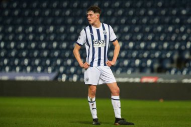West Bromwich Albion 'dan Matt Richards Premier League 2 U23 maçında West Bromwich Albion Manchester United' a karşı The Hawthorns, West Bromwich, Birleşik Krallık, 18 Mart 202