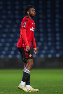Will Kambwala of Manchester United during the Premier League 2 U23 match West Bromwich Albion vs Manchester United at The Hawthorns, West Bromwich, United Kingdom, 18th March 202 clipart