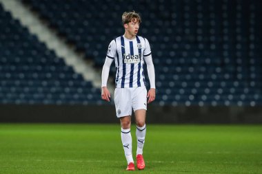 West Bromwich Albion 'dan Harry Whitwell Premier League 2 U23 maçında West Bromwich Albion Manchester United' a karşı The Hawthorns, West Bromwich, İngiltere 'de, 18 Mart 202
