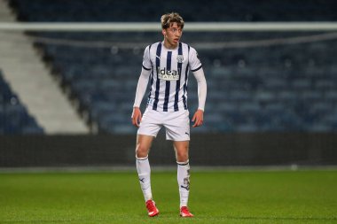 West Bromwich Albion 'dan Harry Whitwell Premier League 2 U23 maçında West Bromwich Albion Manchester United' a karşı The Hawthorns, West Bromwich, İngiltere 'de, 18 Mart 202