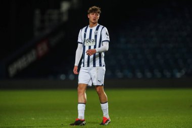 West Bromwich Albion 'dan Cole Deeming Premier League 2 U23 maçında West Bromwich Albion Manchester United' a karşı The Hawthorns, West Bromwich, Birleşik Krallık, 18 Mart 202