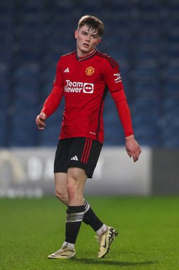 Manchester United 'dan Ethan Ennis Premier League 2 U23 karşılaşmasında West Bromwich Albion Manchester United' a karşı The Hawthorns, West Bromwich, İngiltere, 18 Mart 202