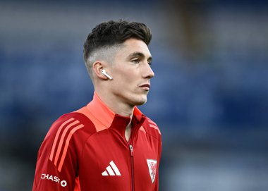Galler 'den Harry Wilson, 21 Mart 2024' te İngiltere 'nin Cardiff kentindeki Cardiff City Stadyumu' nda oynanan Galler-Finlandiya yarı final play-off karşılaşması öncesinde geldi.