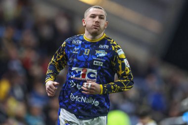 Leeds Gergedan takımından Cameron Smith, Betfred Challenge Kupası altıncı tur karşılaşmasında Leeds Gergedan St. Helens 'e karşı Headingley Stadyumu, Leeds, Birleşik Krallık' ta 22 Mart 202 'de oynanan karşılaşmada ısındı.