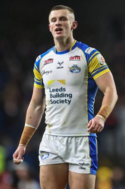Leeds Rhinos 'tan Ash Handley Betfred Challenge Kupası altıncı raundda Leeds Gergedan St. Helens' e karşı Headingley Stadyumu, Leeds, İngiltere, 22 Mart 202