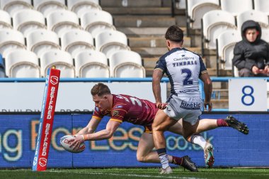 Huddersfield Giants 'tan Sam Halsall, Betfred Challenge Kupası altıncı raundunda Huddersfield Giants' a karşı Hull FC 'de John Smith Stadyumu, Huddersfield, İngiltere, 23 Mart 202' de 4-0 yenildi.