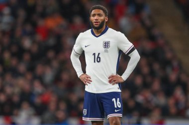 İngiltere 'nin Wembley Stadyumu' nda oynanan Uluslararası Dostluk karşılaşmasında İngiltere 'den Joe Gomez, 23 Mart 202