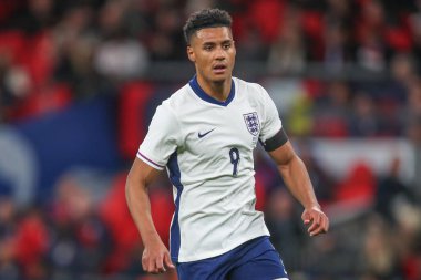 İngiltere 'den Ollie Watkins, 23 Mart 202' de Wembley Stadyumu 'nda oynanan Uluslararası Dostluk karşılaşmasında İngiltere ile Brezilya karşı karşıya geldi.