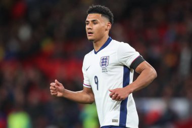 İngiltere 'den Ollie Watkins, 23 Mart 202' de Wembley Stadyumu 'nda oynanan Uluslararası Dostluk karşılaşmasında İngiltere ile Brezilya karşı karşıya geldi.