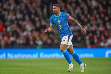 Brezilya 'dan Danilo, 23 Mart 202' de Wembley Stadyumu 'nda oynanan Uluslararası Dostluk karşılaşmasında İngiltere ile Brezilya karşılaşacak.