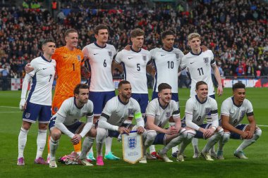 İngiltere takımı, 23 Mart 202 'de Wembley Stadyumu' nda oynanan Uluslararası Dostluk Maçı 'nda İngiltere' nin Brezilya 'ya karşı oynadığı maçtan önce çekilmiştir.