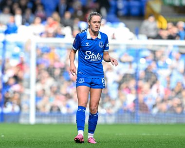 Everton Women 'dan Heather Payne, FA Kadınlar Süper Ligi maçı sırasında Everton Women Liverpool Women' a karşı Goodison Park, Liverpool, Birleşik Krallık, 24 Mart 202