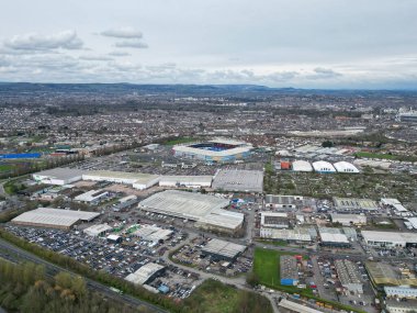 Cardiff City Stadyumu 'nun genel hava görüntüsü, Galler' in Evi, UEFA Euro Eleme Grubu A karşılaşması öncesinde Cardiff City Stadyumu, Cardiff, Birleşik Krallık, 26 Mart 202 'de Galler' e karşı