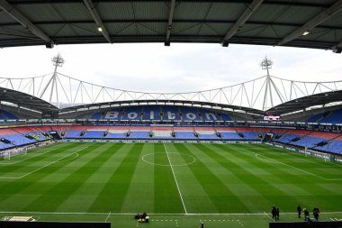 UEFA Euro U21 Kalifiers Group F karşılaşması öncesinde Toughsheet Community Stadyumu, Bolton, Birleşik Krallık, 26 Mart 202 'de İngiltere U21-Lüksemburg U21 maçının genel görünümü