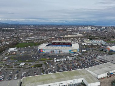 Cardiff City Stadyumu 'nun genel hava görüntüsü, Galler' in Evi, UEFA Euro Eleme Grubu A karşılaşması öncesinde Cardiff City Stadyumu, Cardiff, Birleşik Krallık, 26 Mart 202 'de Galler' e karşı