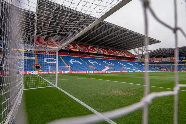 Cardiff City Stadyumu, Cardiff, İngiltere 'de 26 Mart 202' de oynanan Galler - Polonya maçı sırasında Cardiff City Stadyumu 'nun genel görünümü.