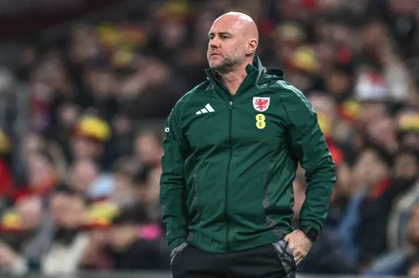 Rob Page Manager Wales Uefa Euro Qualifiers Eliminator Group Match — Stock Photo, Image
