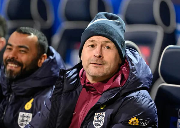 Lee Carsley Manager England Uefa Euro U21 Qualifiers Group Match — Fotografia de Stock