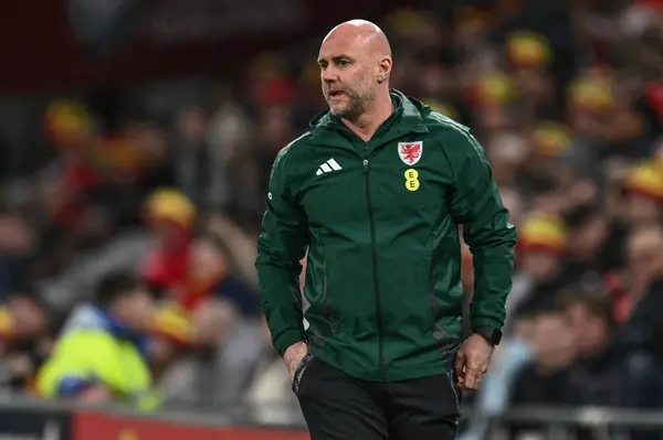 Rob Page Manager Wales Uefa Euro Qualifiers Eliminator Group Match — Stock Photo, Image