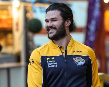 Leeds Rhinos takımından James Bentley, 28 Mart 202 'de İngiltere' nin Castleford kentinde oynanan Betfred Süper Lig 6. Raundunda Castleford Tigers - Leeds Rhinos maçına geldi.