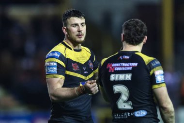 Castleford Tigers 'dan Josh Hodson, 28 Mart 202' de Castleford, İngiltere 'deki The Mend-A-Hose Jungle, Castleford, Castleford, İngiltere' de oynanan 6.