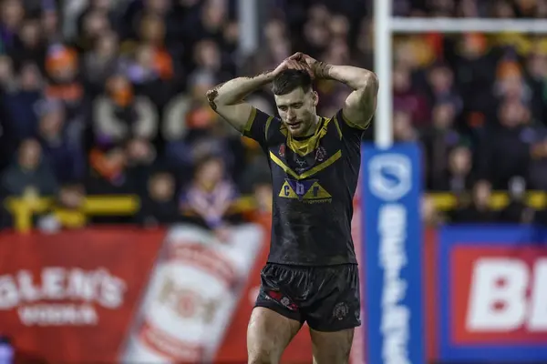 Dejected Sam Wood Castleford Tigers Castleford Lose Ball Betfred Super — Stock Photo, Image