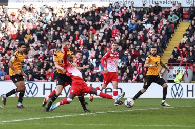 Barnsley 'den Devante Cole, 29 Mart 202' de Oakwell, Barnsley, Birleşik Krallık 'ta oynanan 1.