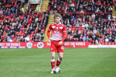 Barnsley 'den Luca Connell Sky Bet Ligi 1 maçı sırasında Barnsley, Cambridge United' a karşı Oakwell, Barnsley, Birleşik Krallık, 29 Mart 202
