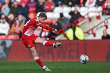 Barnsley 'li Luca Connell, 29 Mart 202' de Oakwell, Barnsley, Birleşik Krallık 'ta oynanan 1.