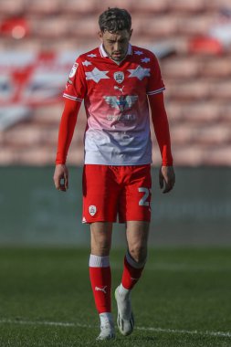 Barnsley takımından Corey O 'Keeffe, 29 Mart 202' de Oakwell, Barnsley, Birleşik Krallık 'ta oynanan 1.