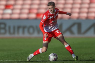 Barnsley takımından Corey O 'Keeffe, 29 Mart 202' de Oakwell, Barnsley, Birleşik Krallık 'ta oynanan 1.