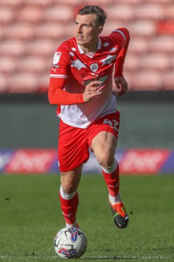 Barnsley 'den Jamie McCart, 29 Mart 202' de Oakwell, Barnsley, Birleşik Krallık 'ta oynanan 1.