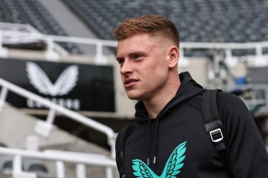 Newcastle United takımından Harvey Barnes, 30 Mart 202 'de St. James' s Park, Newcastle, Birleşik Krallık 'ta oynanan Premier League maçı sırasında sahaya çıktı.