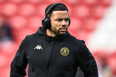 Wigan Warriors 'un Kruise Leeming' i Betfred Süper Lig 6. Raundu öncesinde St Helens Wigan Warriors 'a karşı All Wicked Stadyumu, St Helens, Birleşik Krallık, 29 Mart 202