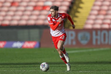 Barnsley takımından Corey O 'Keeffe, 29 Mart 202' de Oakwell, Barnsley, Birleşik Krallık 'ta oynanan 1.